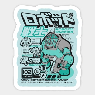 Robo Warrior Sticker